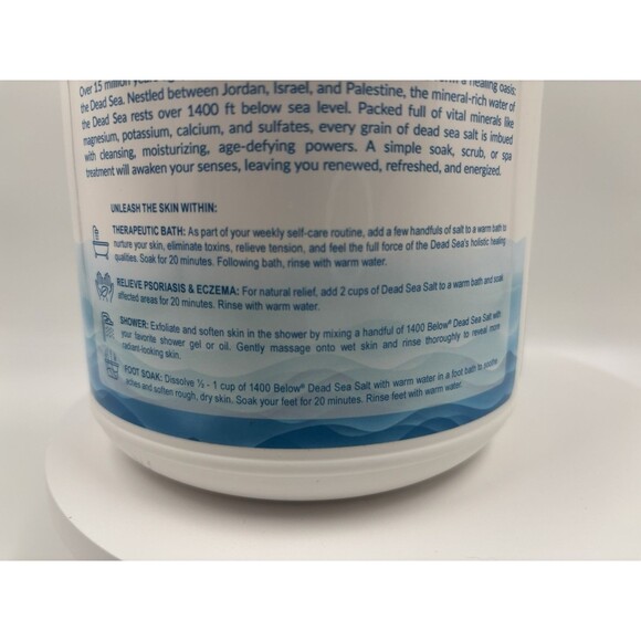 Dead Sea Magnesium  Bath Salts - LA SALT CO 100% PURE Dead Sea Salt 5 lbs. - Picture 4 of 6